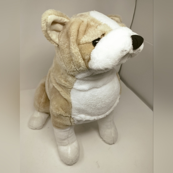 Melissa & Doug Giant English Bulldog Lifelike Plush Stuffed Animal - Approx 18" - Picture 2 of 16